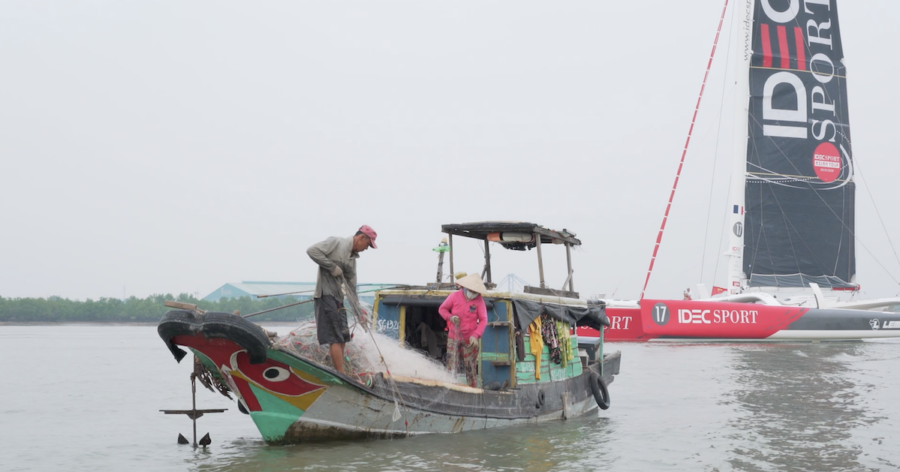 (drone) Arrivée Vietnam - IDEC SPORT © Photo : Fabrice Turri / IDEC SPORT