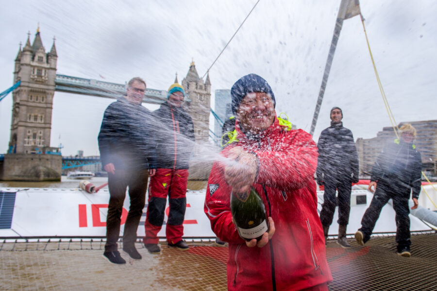 Londres - Arrivée IDEC SPORT