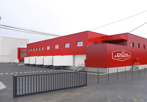 IDEC AGRO & FACTORY ACCOMPAGNE MAITRE JACQUES DANS L’EVOLUTION DE SON SITE INDUSTRIEL DE RENNES (35)