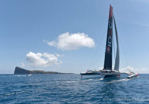 Départ Francis Joyon / IDEC SPORT - île Maurice