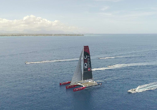 Départ Francis Joyon / IDEC SPORT - île Maurice