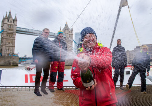 Londres - Arrivée IDEC SPORT