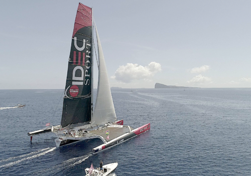 Départ Francis Joyon / IDEC SPORT - île Maurice