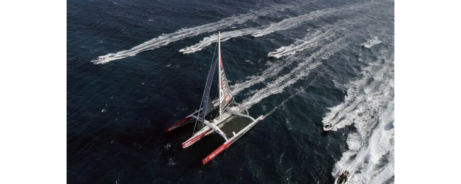 (Photo) Arrivée de Francis Joyon à l'île Maurice (3)