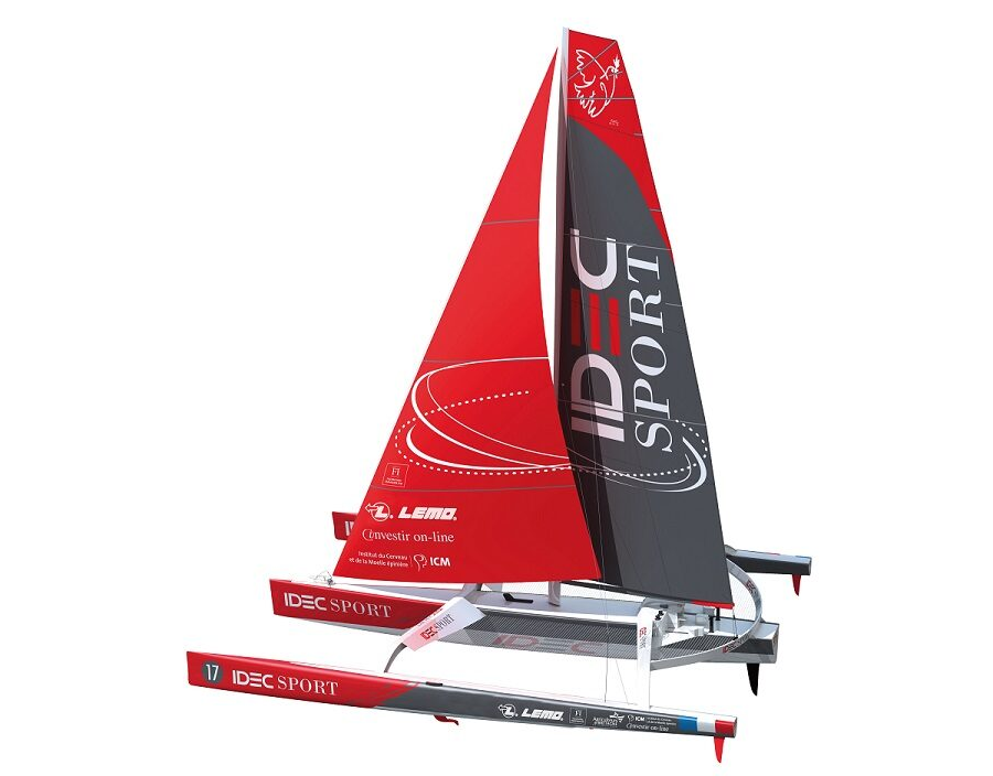 Vue 3D du maxi-trimaran IDEC SPORT