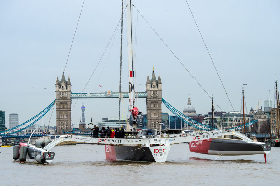 Londres - Arrivée IDEC SPORT