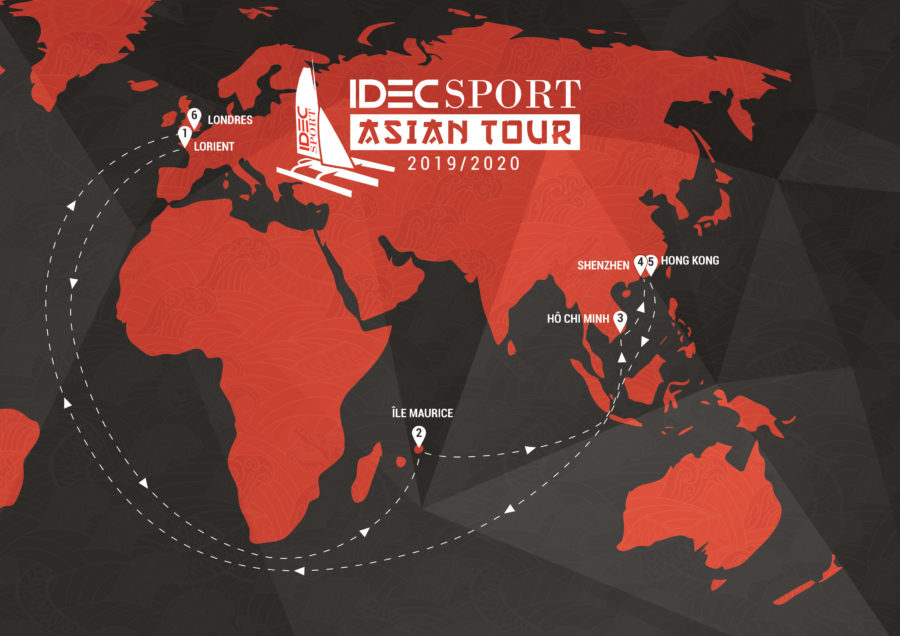 CARTE PARCOURS - IDEC ASIAN TOUR 2019-2020