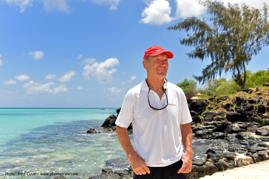 Portrait Francis Joyon à l'île Maurice