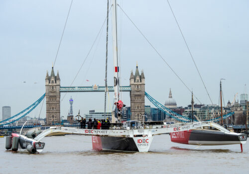 Londres - Arrivée IDEC SPORT