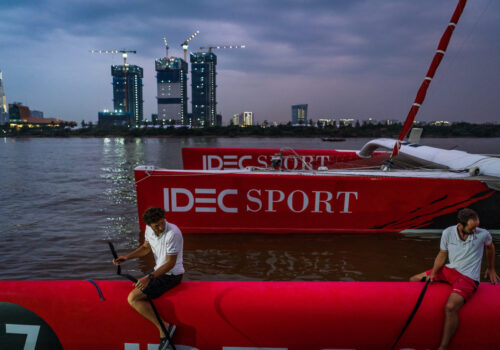 Arrivée Vietnam - IDEC SPORT © Photo : Quinn Ryan / Alea / IDEC SPORT