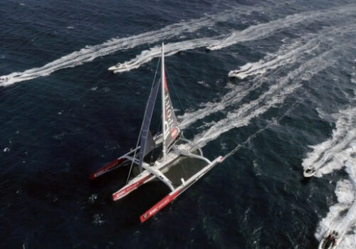 (Photo) Arrivée de Francis Joyon à l'île Maurice (3)