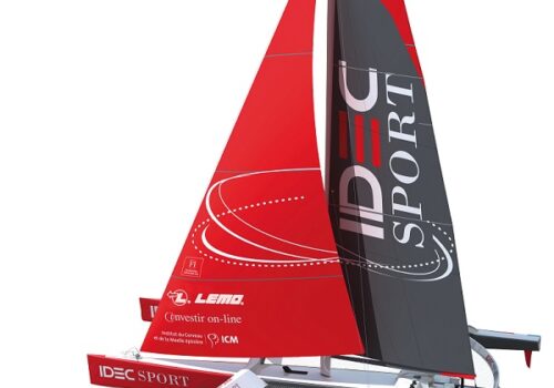 Vue 3D du maxi-trimaran IDEC SPORT