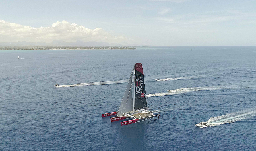 Départ Francis Joyon / IDEC SPORT - île Maurice